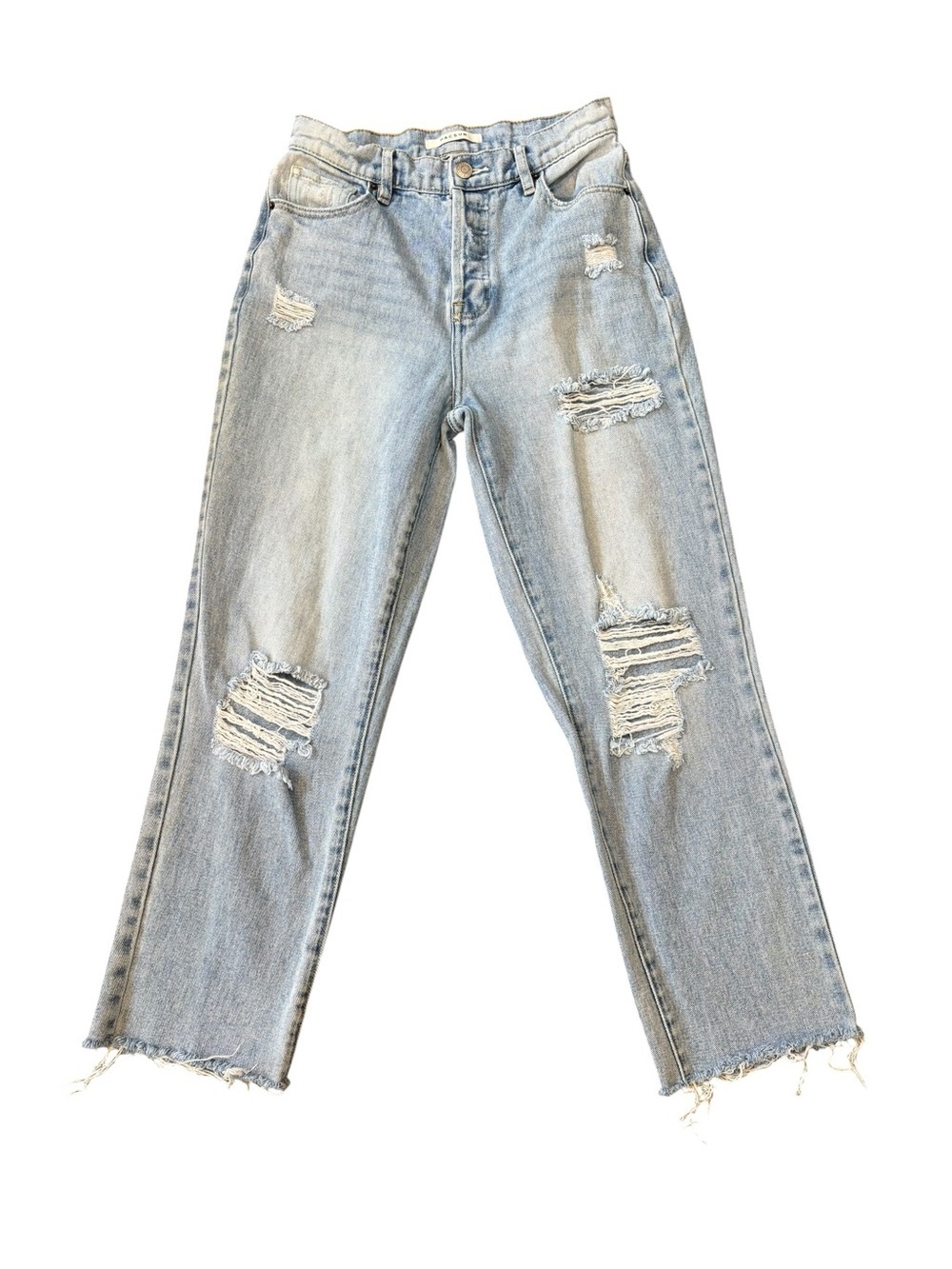 PacSun Light Blue Ripped Boyfriend Jeans